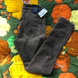NWT South Moon Under brown corduroy skinny jeans
